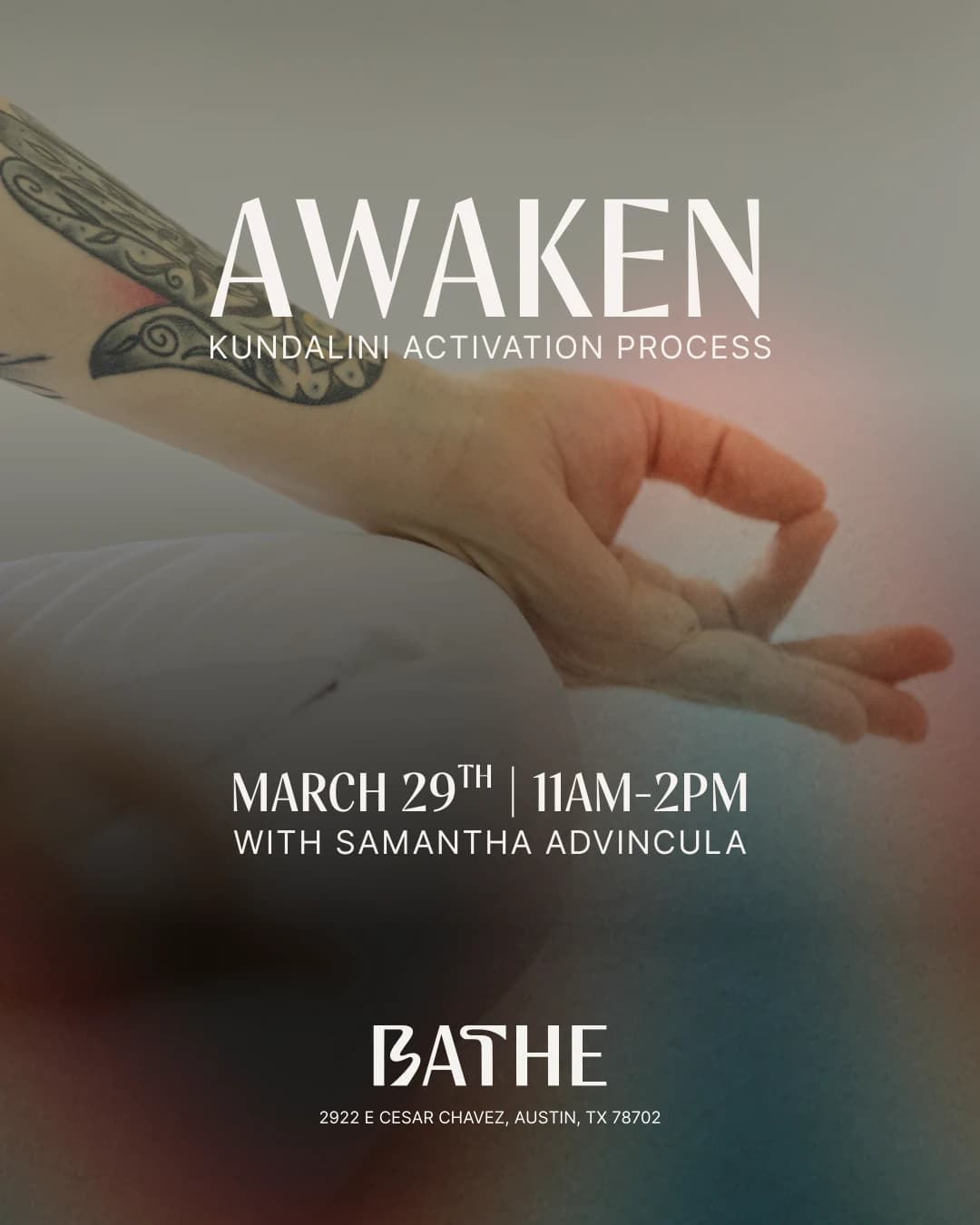 Awaken: Kundalini Activation Process at Bathe hosted by BATHE — wellness events in Austin