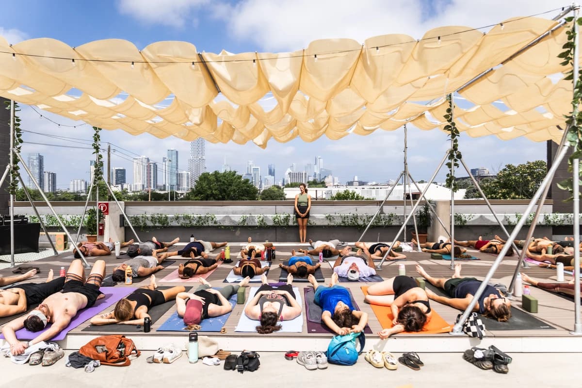 FREE 4th of July Flow @ Higher Ground Rooftop Yoga 🇺🇸 hosted by Rooftop Yogi — yoga classes in Austin