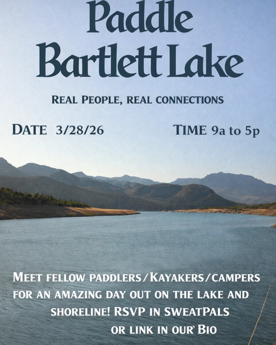 Paddle Bartlett Lake: 3/28/26 hosted by Real Adventures Paddle — outdoor activities in Scottsdale