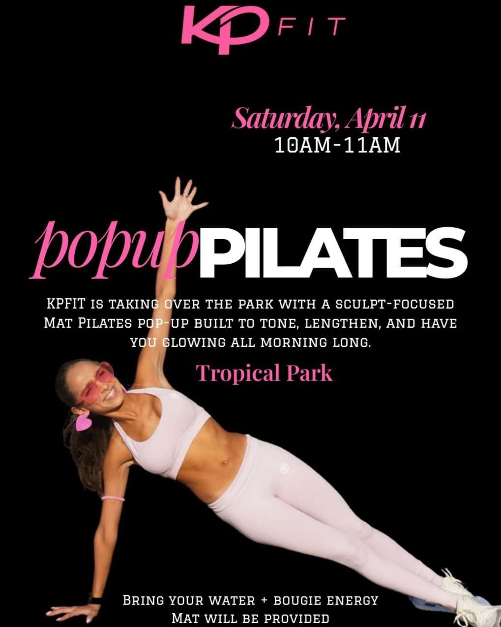 KPFIT- POPUP PILATES hosted by KPFIT — pilates classes in Miami Lakes