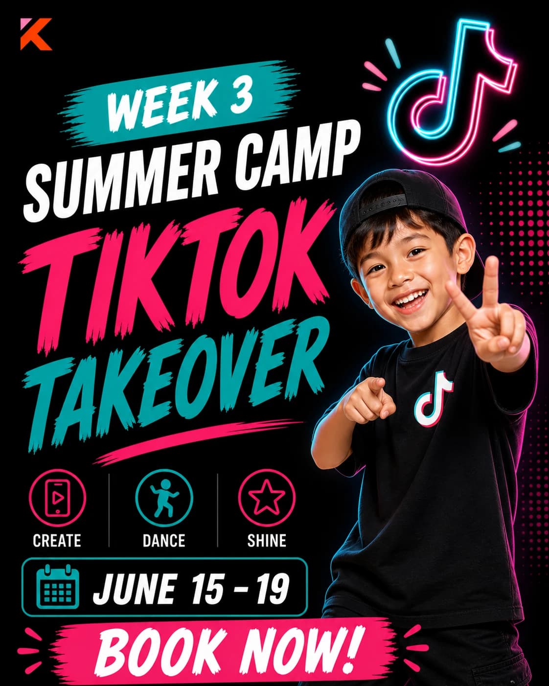 Week 3: Kids Summer Camp hosted by Kreative Movementz — dance classes in Orlando