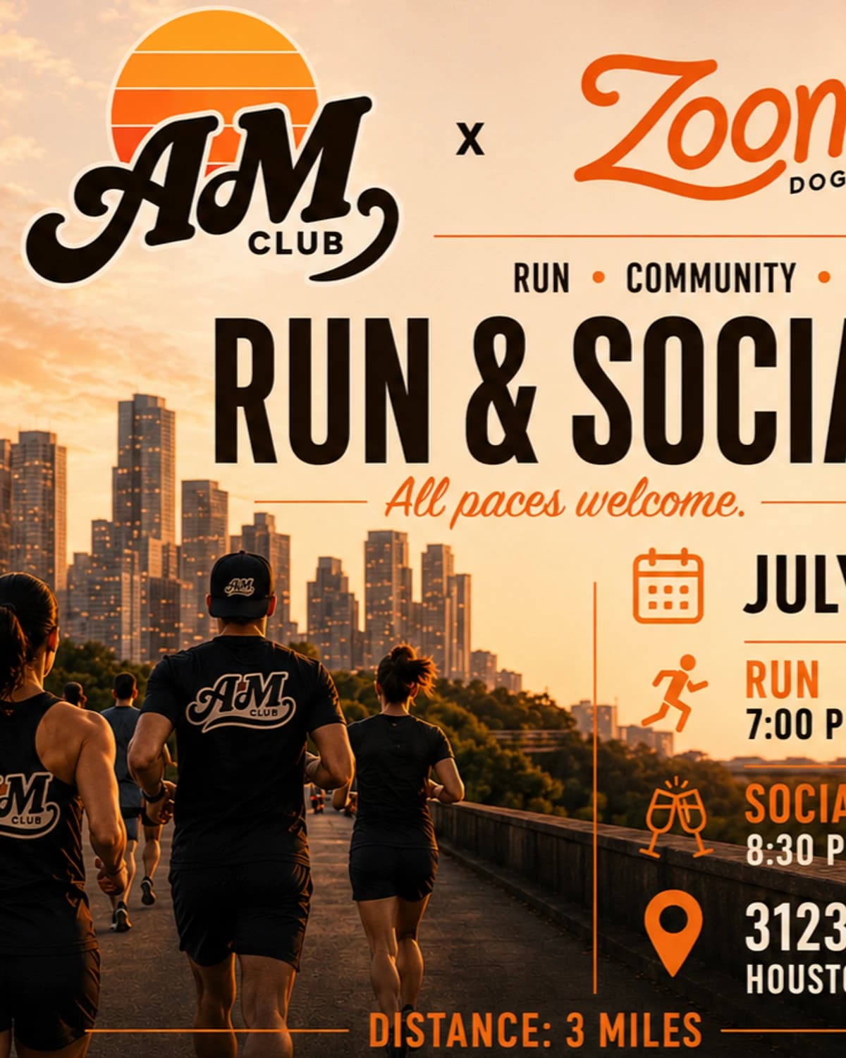 Running and Social ☀️ hosted by Gabrielly Ferreira — run clubs in Houston