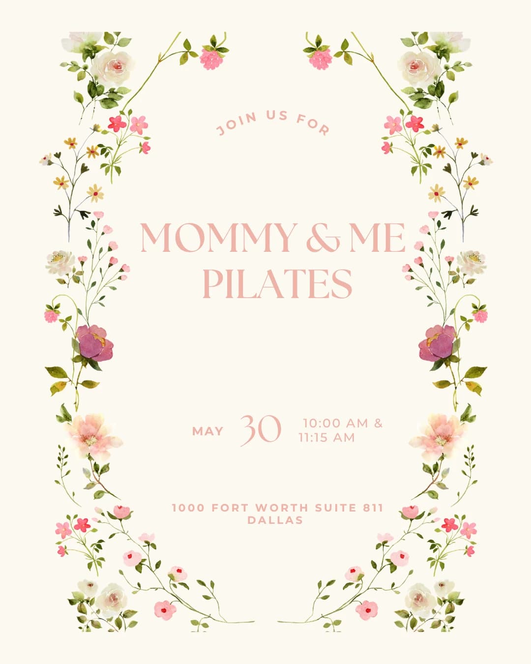 Mommy and Me Pilates  hosted by RosaPilates — wellness events in Dallas