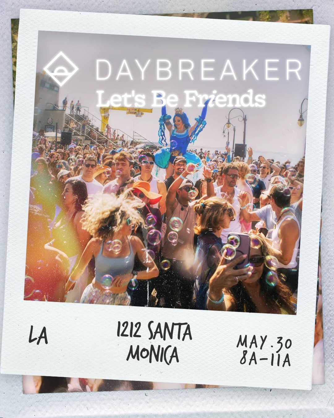 DAYBREAKER LA // LET'S BE FRIENDS // MAY 30 hosted by DAYBREAKER Los Angeles — dance classes in Santa Monica