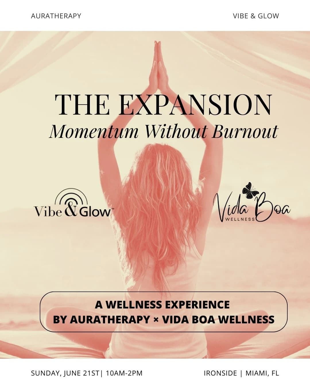 THE ASCENSION — a Vibe & Glow End of Year Signature Event 🌈 hosted by Auratherapy  — wellness events in Miami Lakes