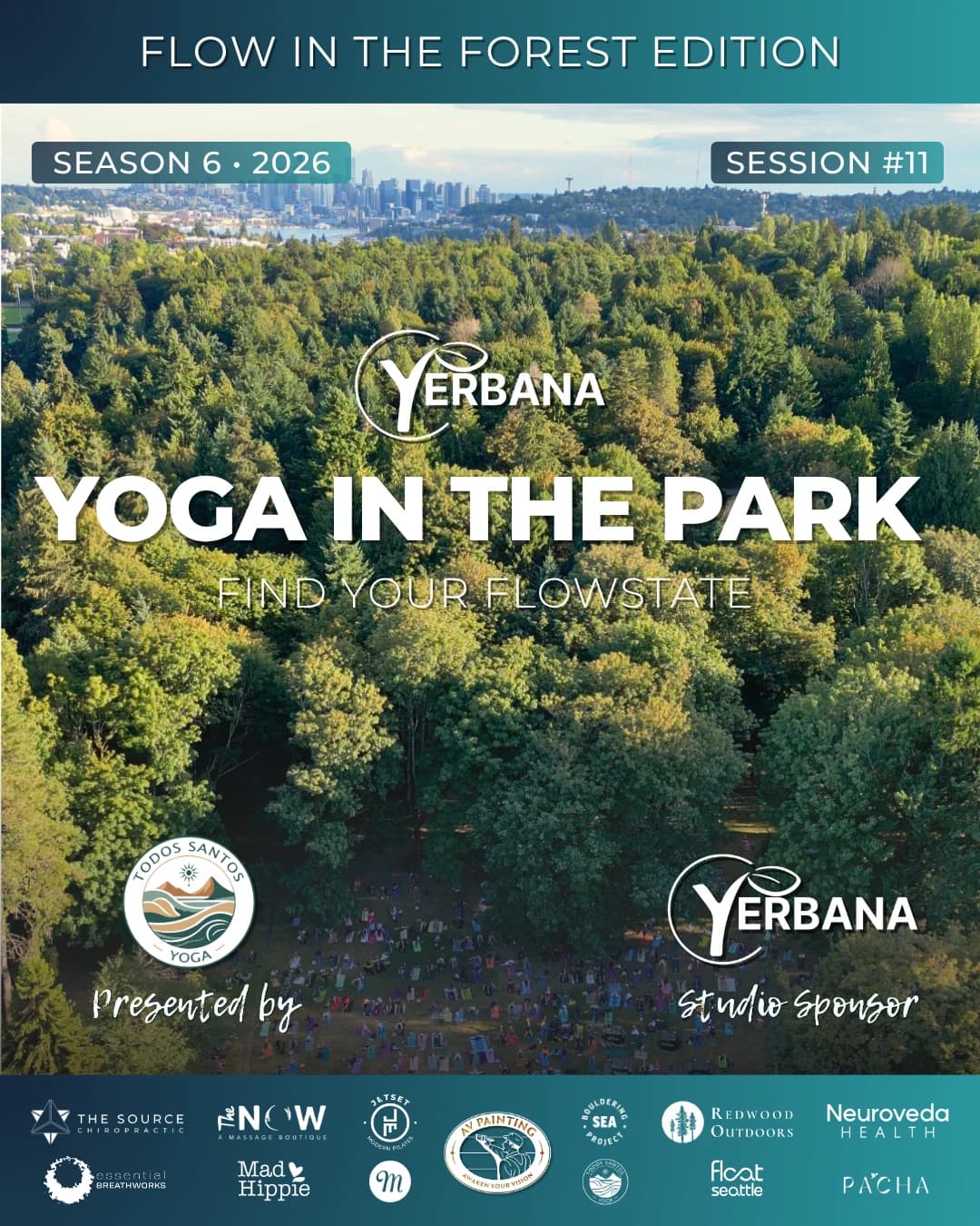 Yerbana Yoga In The Park - FLOW IN THE FOREST 2026 hosted by YERBANA — outdoor activities in Seattle