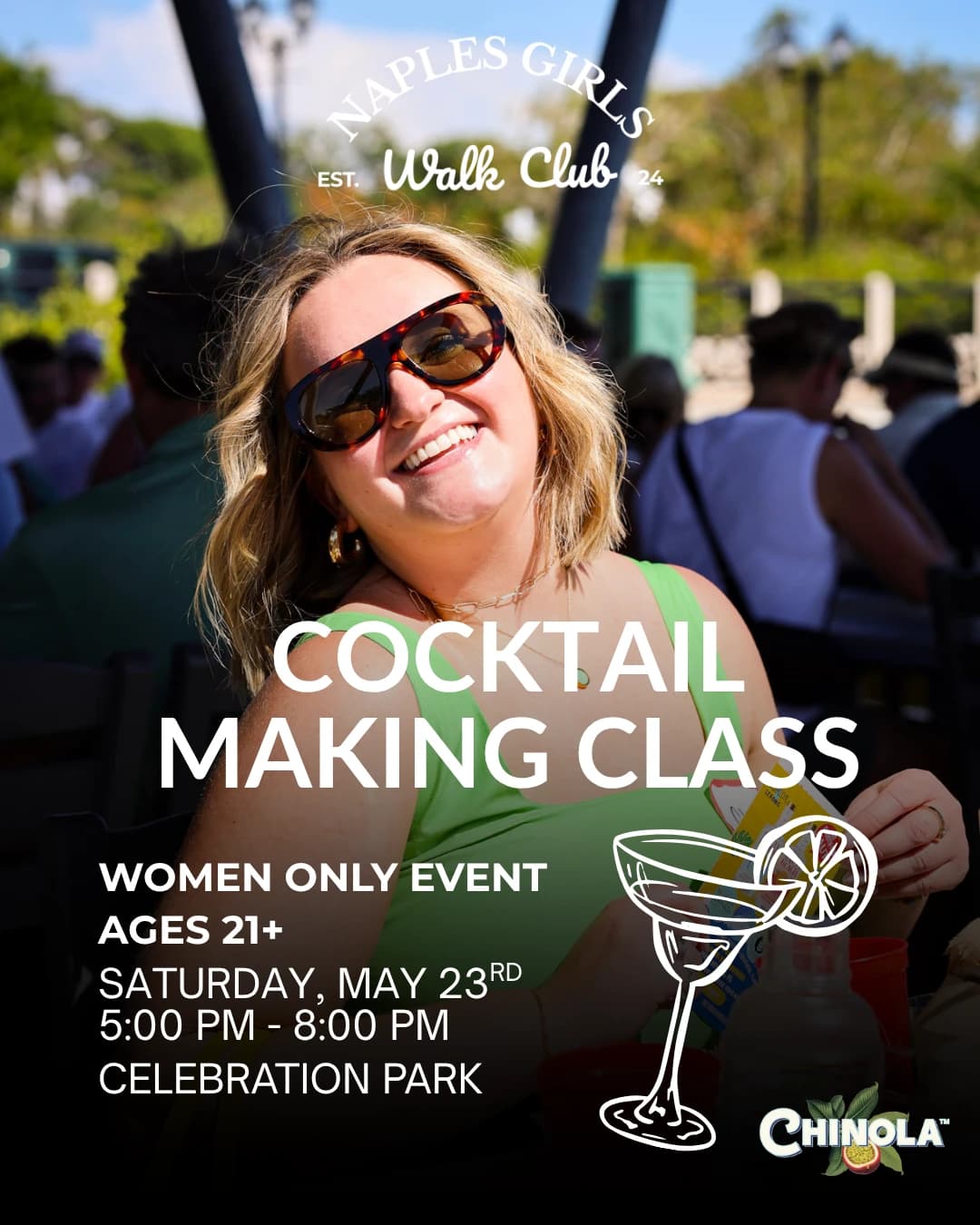 Cocktail making class hosted by Naples Girls Walk Club — workshops in Naples