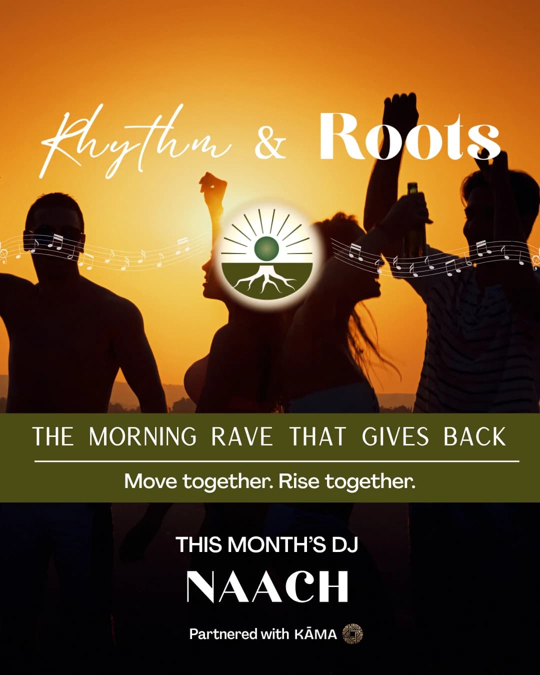 Rhythm & Roots: The Morning Rave That Gives Back hosted by Rhythm & Roots LA — wellness events in Los Angeles