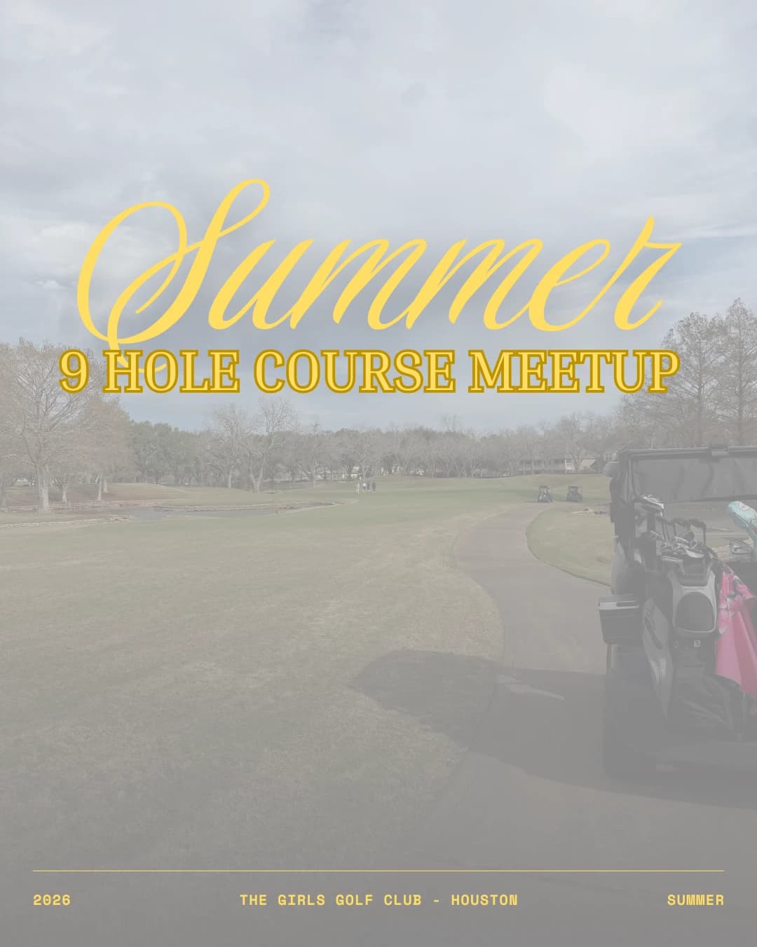 9 hole Course Meetup 💗⛳️✨ hosted by The Girls Golf Club - Houston  — golf in Sugar Land