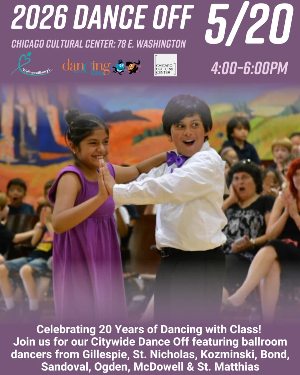 Chicago Schools Citywide Dance-Off hosted by Wellness4Every1 — dance classes in Chicago