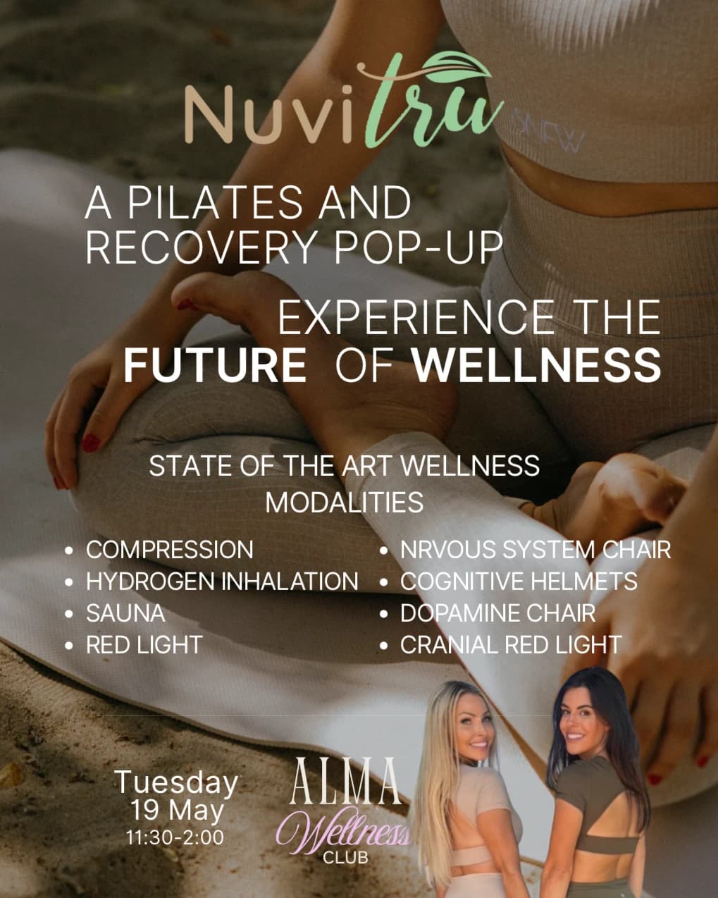 Recovery and Pilates Pop Up hosted by Alma Wellness Club  — spa recovery in Lakeway