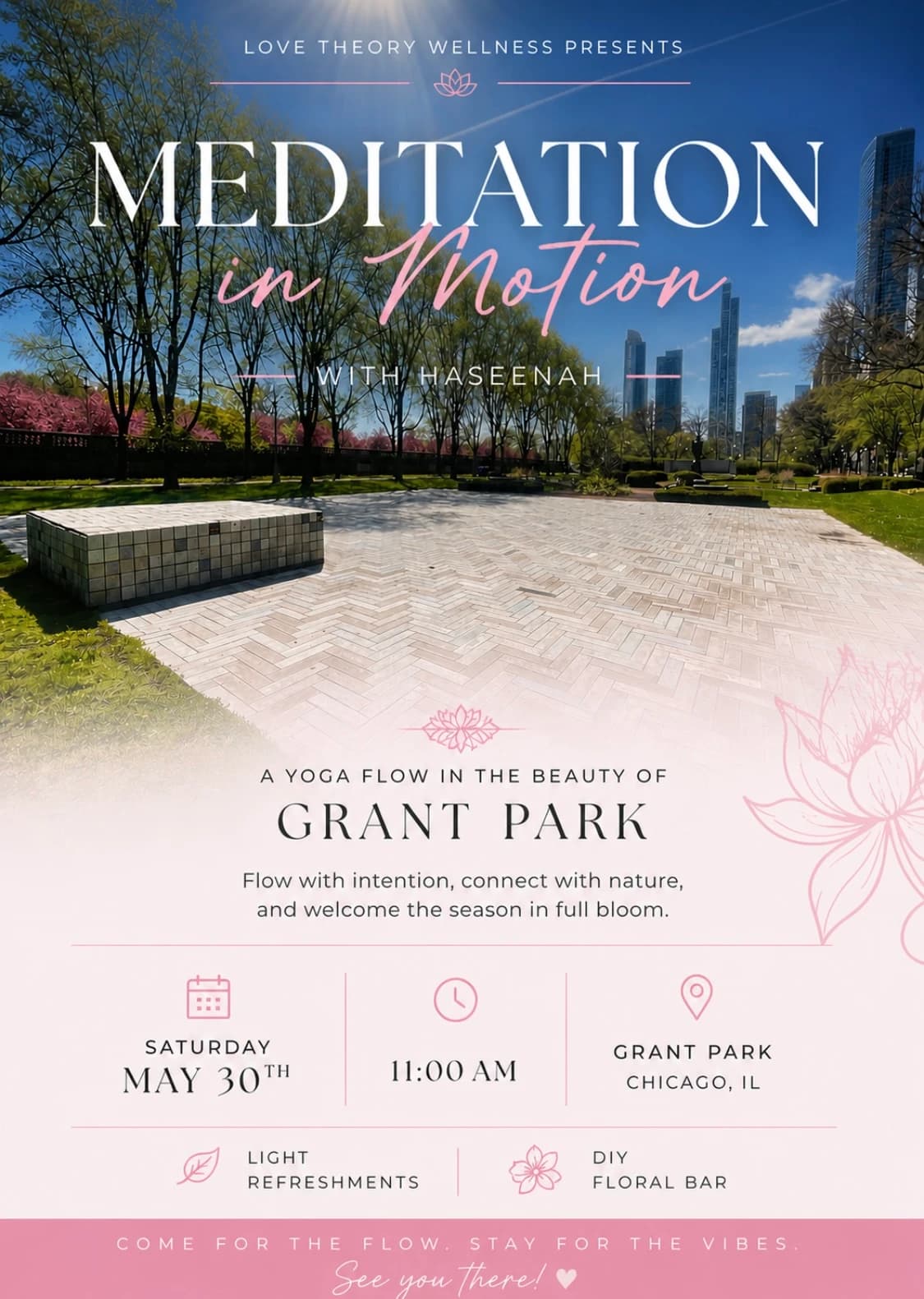 Meditation in Motion🦋 hosted by Love Theory Wellness — outdoor activities in Chicago