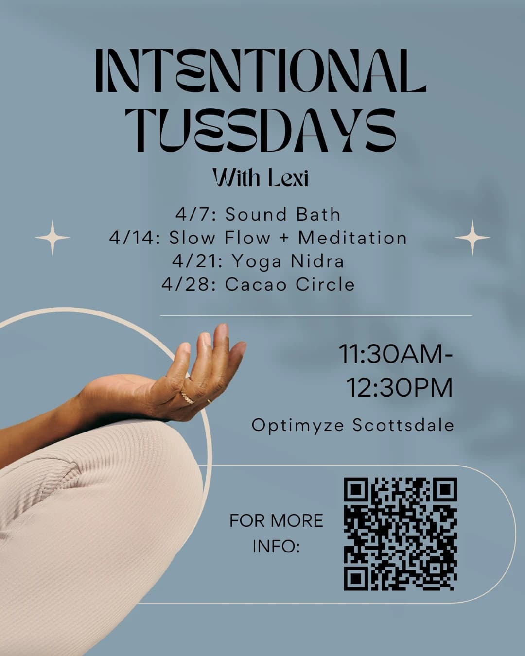 Yoga Nidra with Lexi: Mid-Day Reset hosted by Optimyze Scottsdale — wellness events in Scottsdale