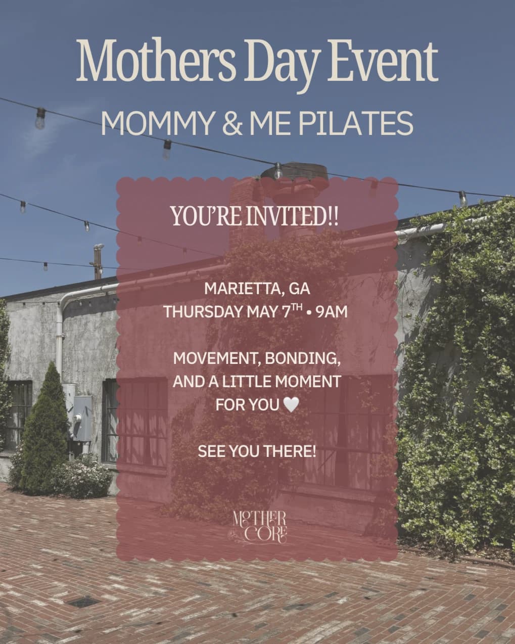 Mommy & Me Pilates  hosted by Mother Core — pilates classes in Marietta