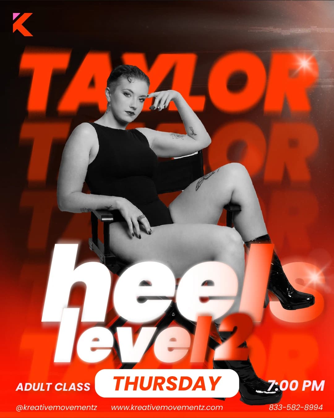 Heels Level 2 hosted by Kreative Movementz — dance classes in Orlando