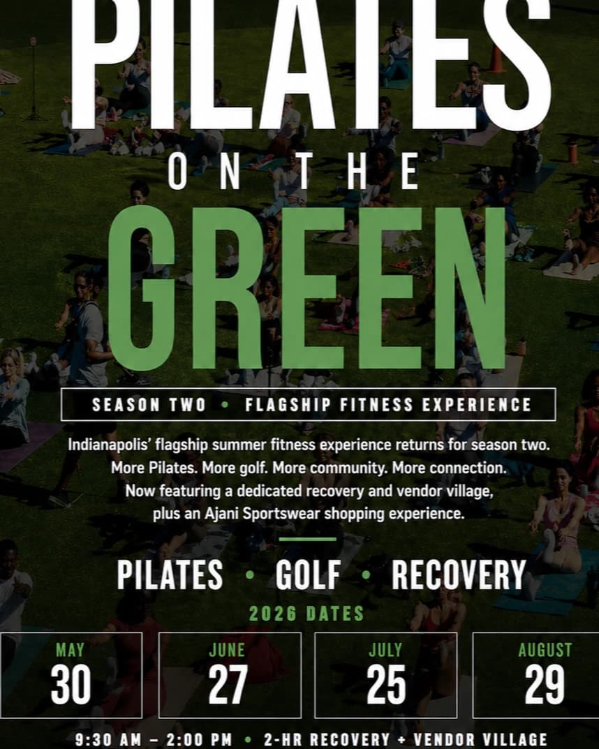 Pilates On The Green hosted by AJANI ACTIVE — fitness events in Indianapolis