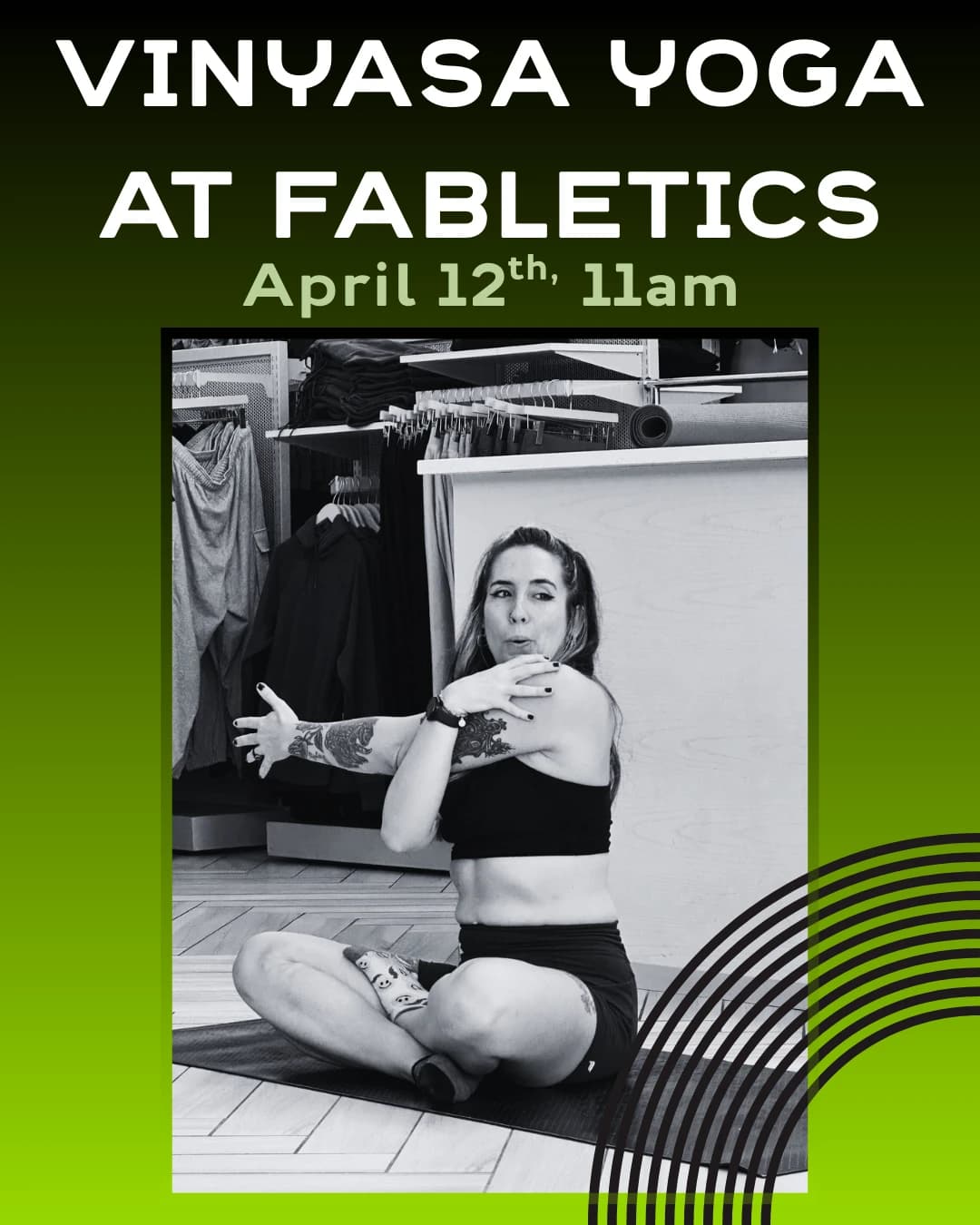 Vinyasa Yoga Session @ Fabletics  hosted by Spenga ATX — yoga classes in Austin