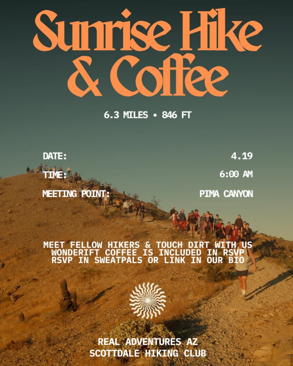 Sunrise Hike & Coffee hosted by Real Adventures AZ — outdoor activities in Phoenix