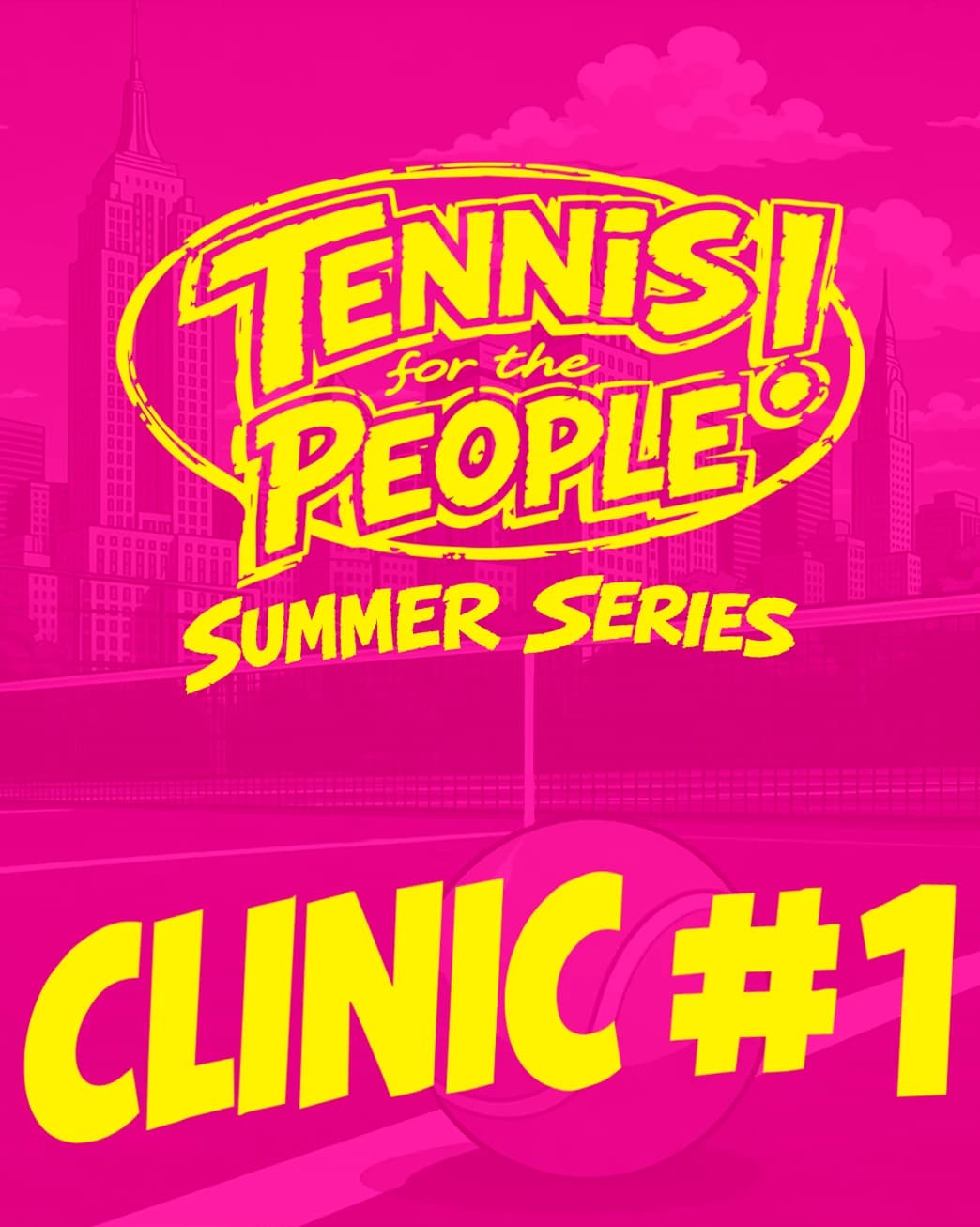 Tennis for the People | Clinic 1 hosted by All-Love Racquet Club — competitions in New York
