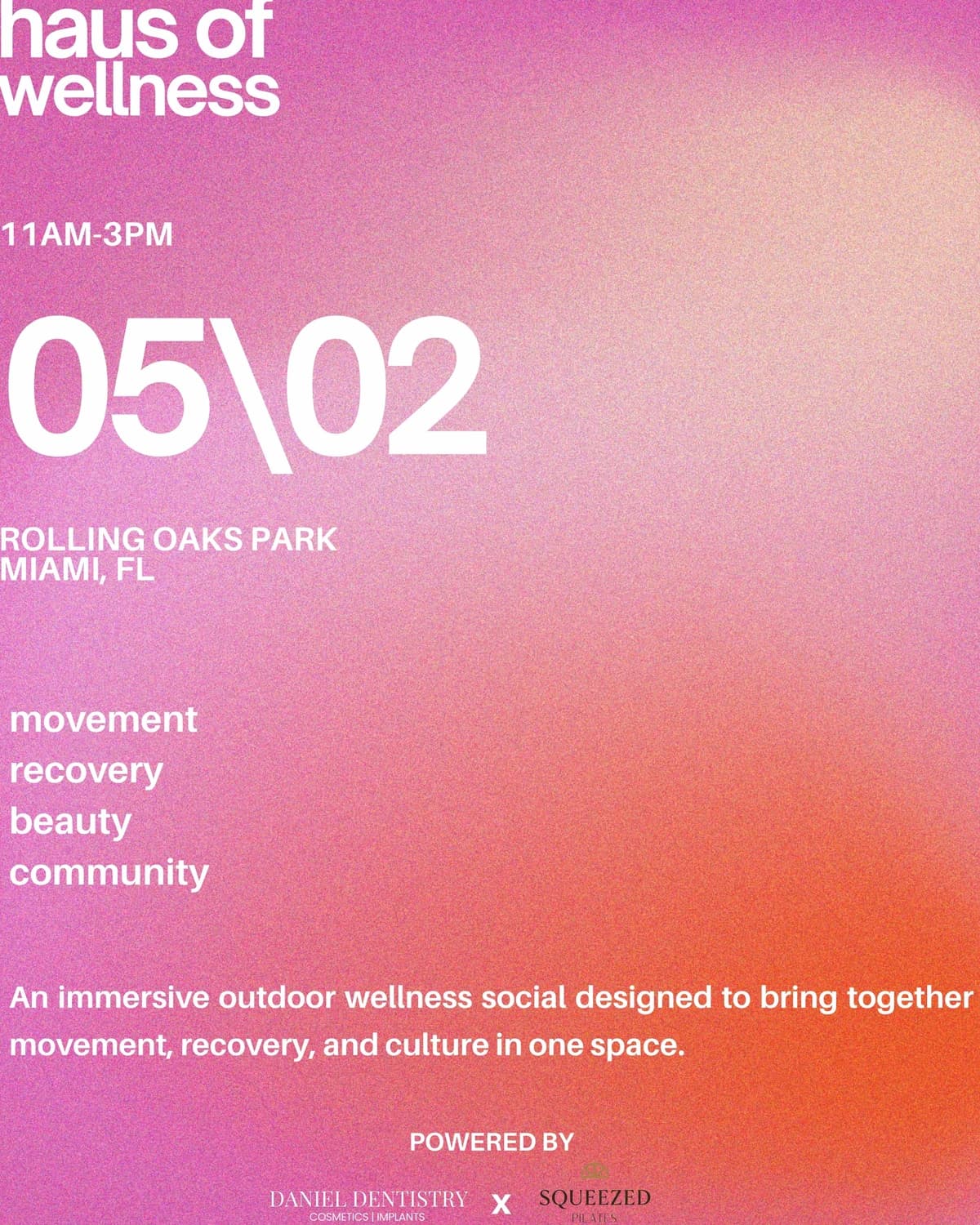 Haus of Wellness  hosted by Haus of Wellness — wellness events in Miami Lakes