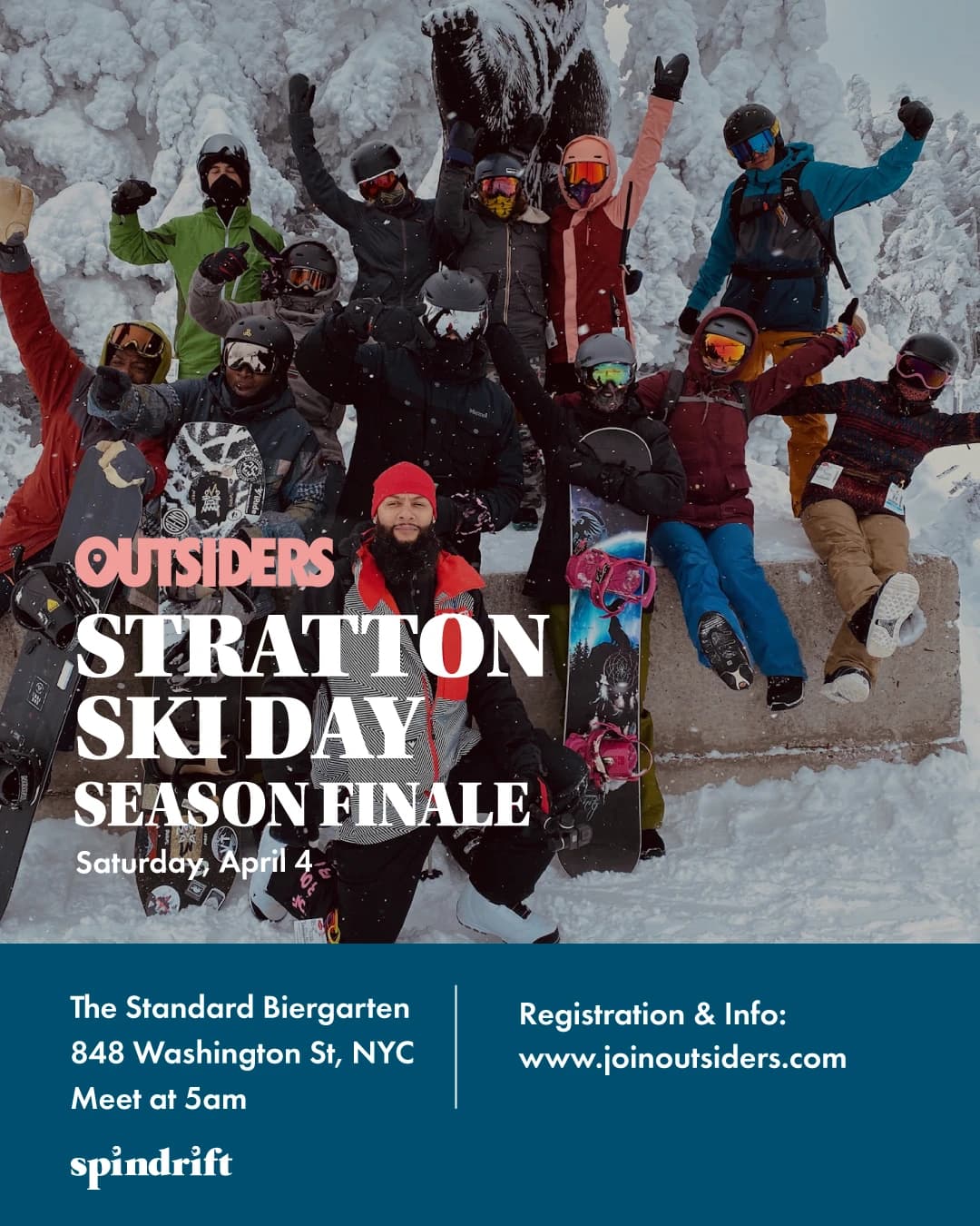 STRATTON SKI DAY: Round 2 hosted by OUTSIDERS NYC — outdoor activities in New York