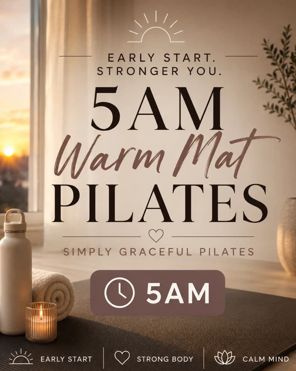 5am Mat Pilates hosted by Simply Graceful Pilates — pilates classes in DW GDNS