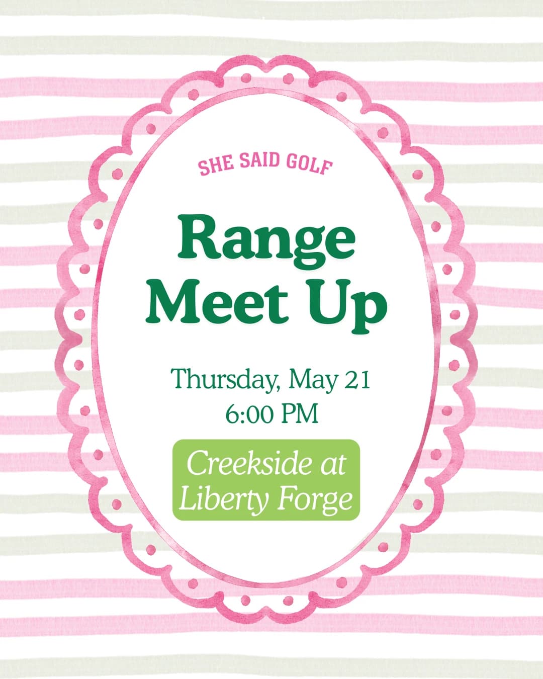 May Range Meet Up hosted by She Said Golf Pennsylvania — team sports in Mechanicsburg