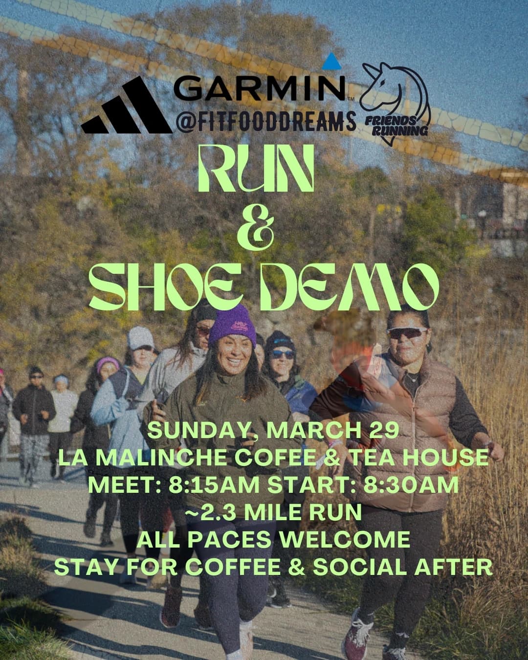 Adidas Shoe Demo & Run hosted by FRIENDSRUNNING — workshops in Chicago