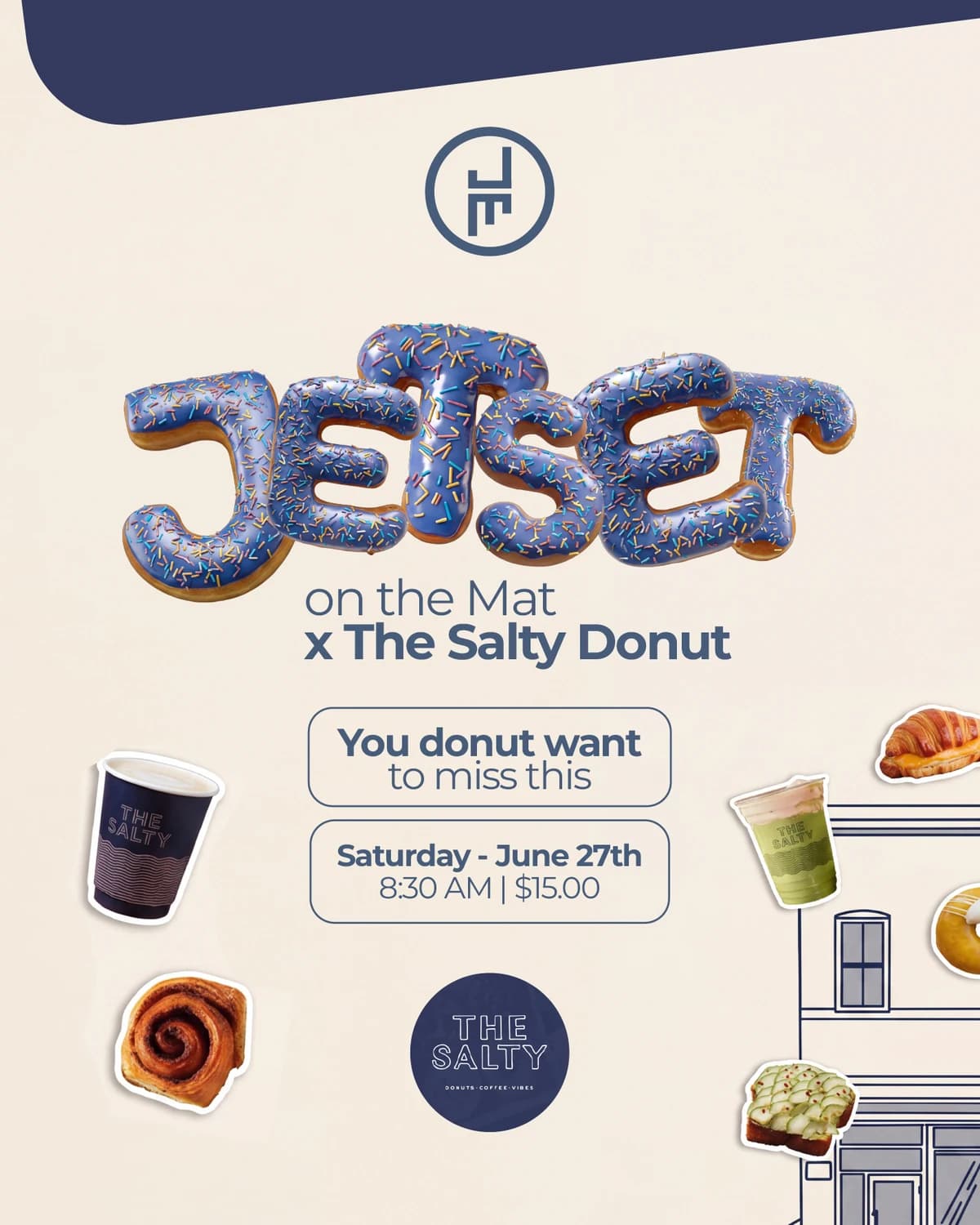 JETSET ON THE MAT X SALTY DONUT hosted by JETSET Pilates Winter Park — outdoor activities in Orlando