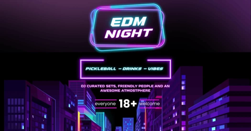 Pickleland EDM Dance Pickleball Party hosted by Pickleland — racket sports in Pflugerville