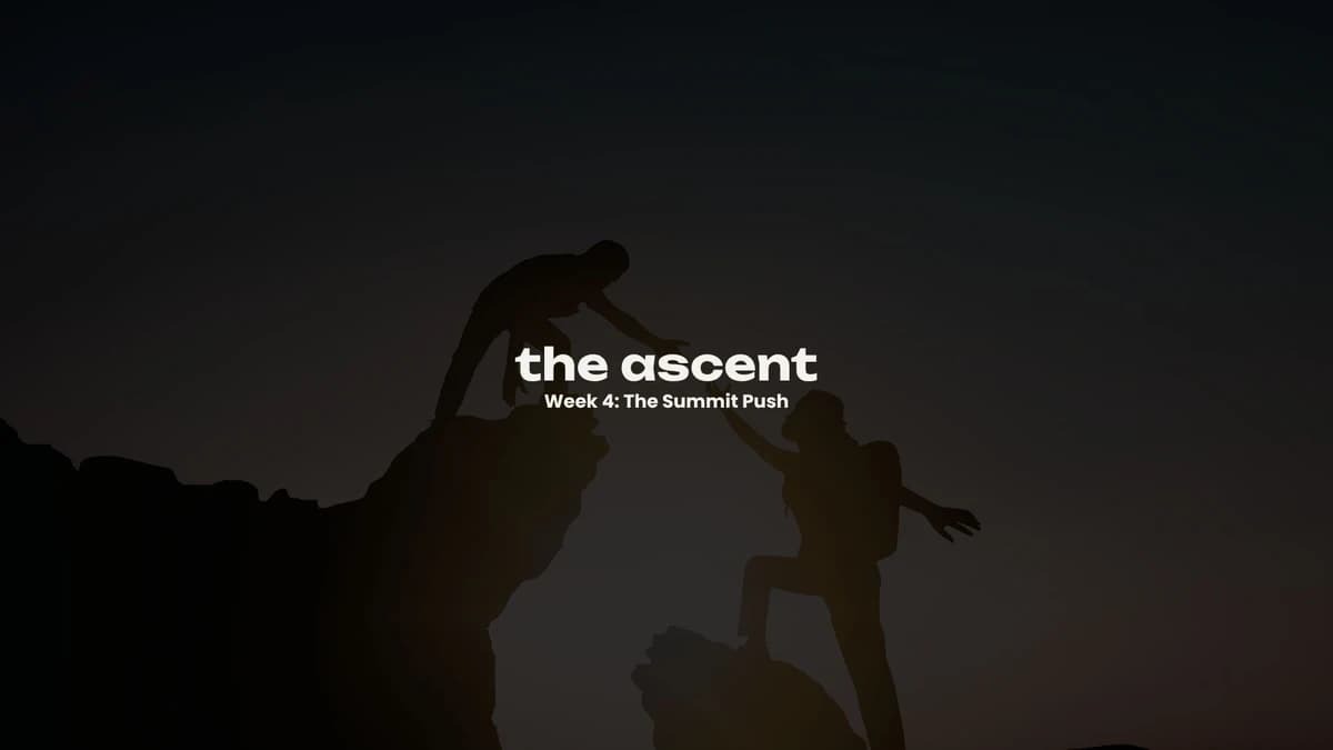 The Ascent Cohort, Week 4: The Summit Push hosted by Getaway — competitions in Denver