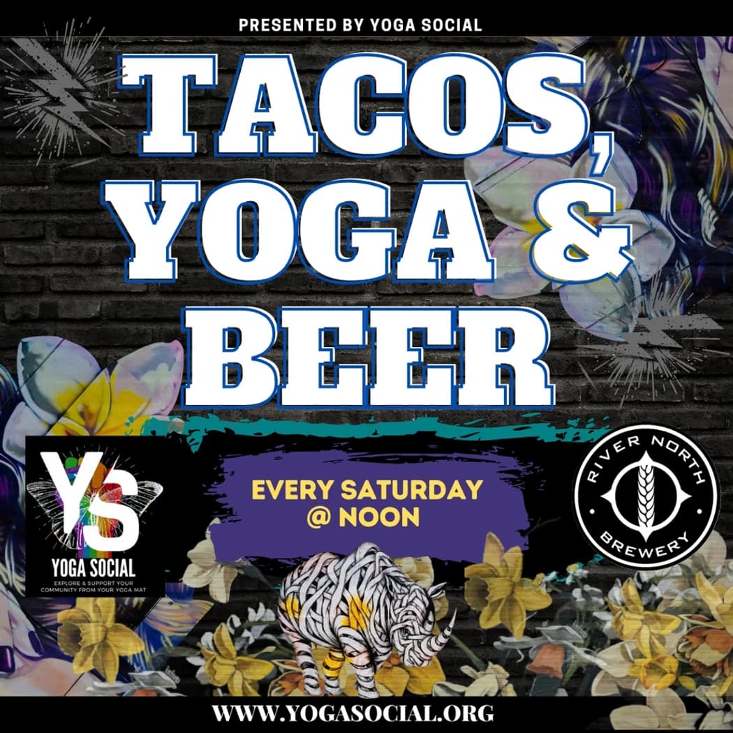 Tacos, Yoga & Beer at River North Brewery - Blake St. hosted by Denver Yoga Social — social events in Denver