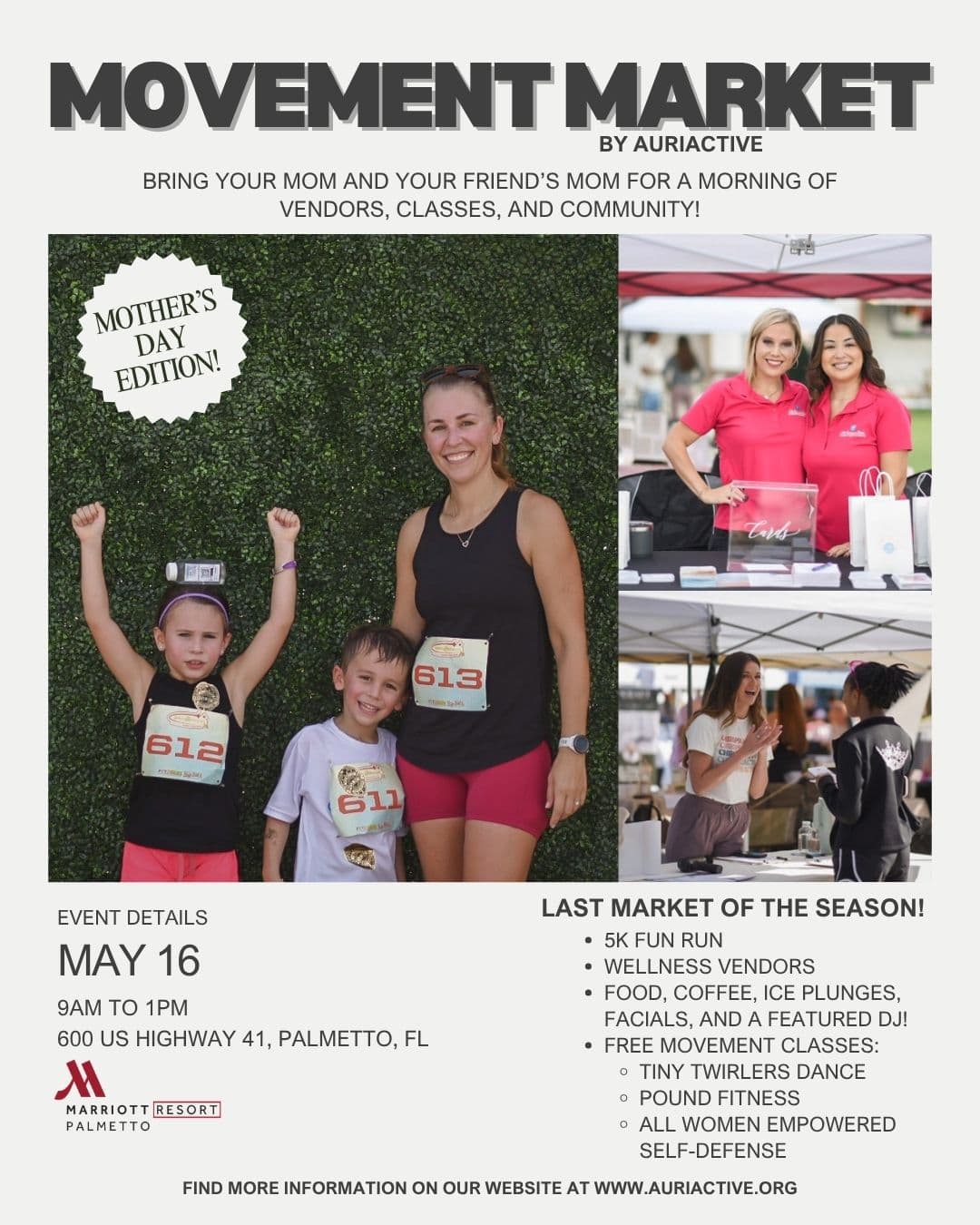 Movement Market hosted by Auriactive — golf in Palmetto