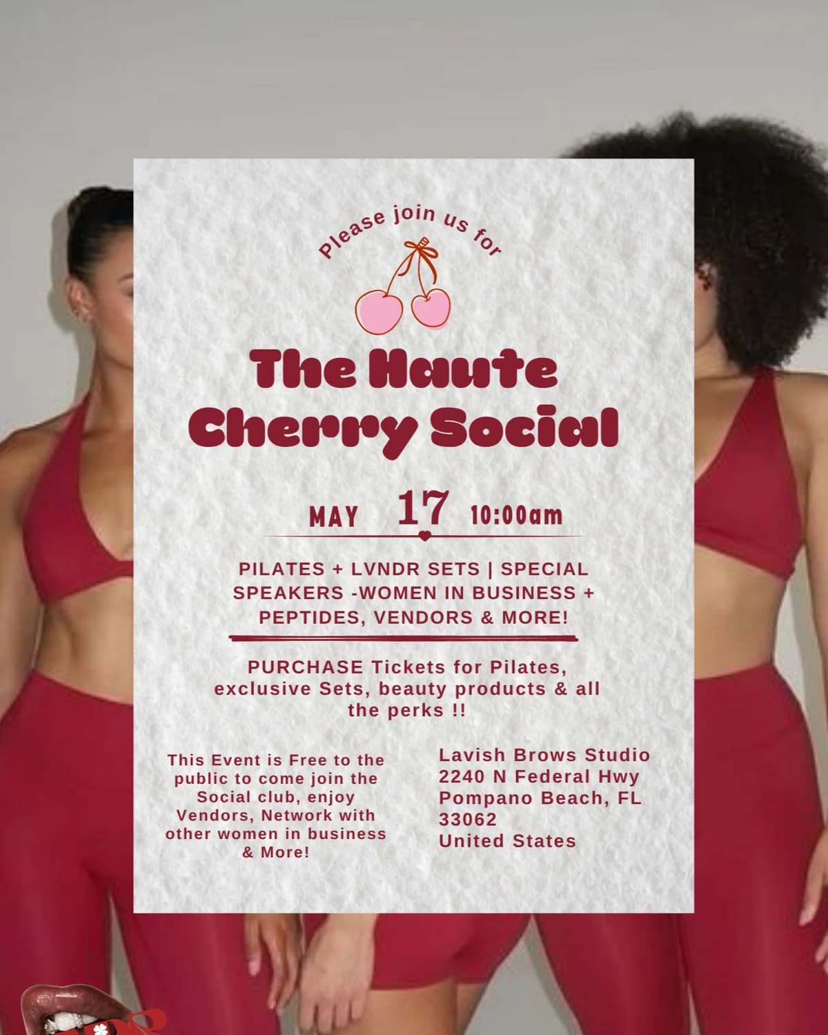Pilates, Pop-ups & Networking hosted by The Haute Cherry — pilates classes in Pompano Beach