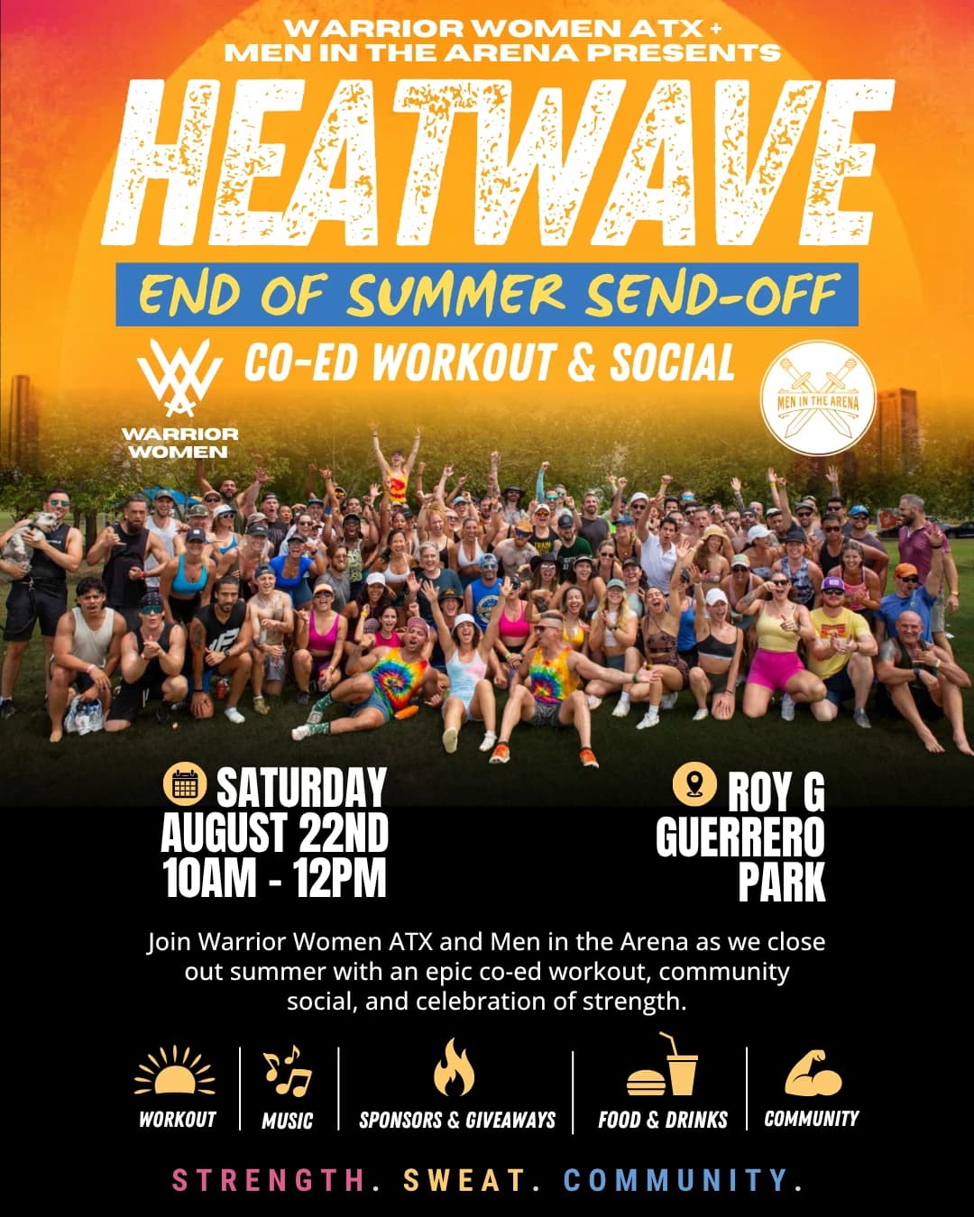 HEATWAVE: End of Summer Send-Off Workout & Social hosted by Warrior Women ATX — fitness events in Austin