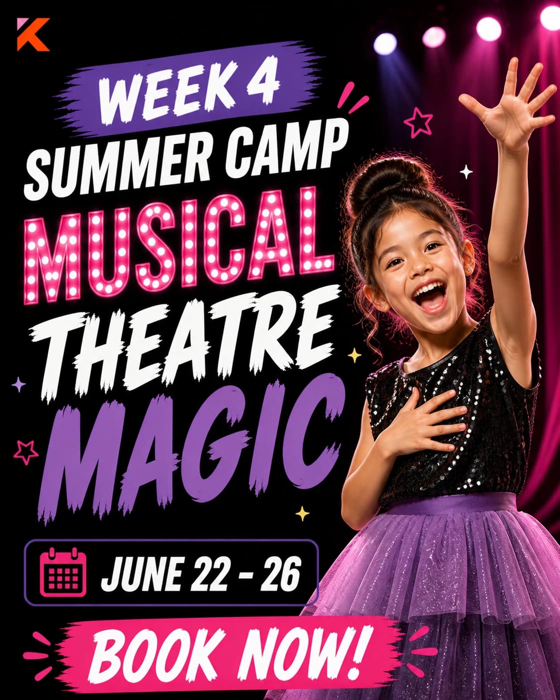 Week 4: Musical Theatre Magic hosted by Kreative Movementz — dance classes in Orlando