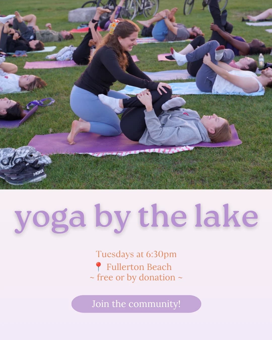 Yoga by the Lake hosted by claritywithnikki — yoga classes in Chicago