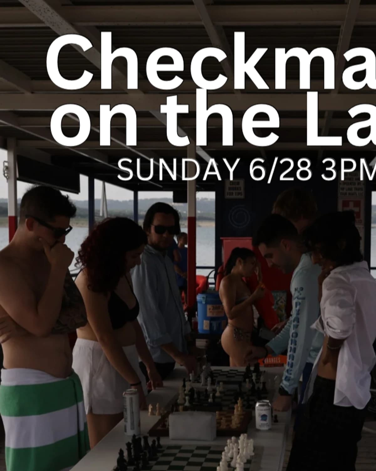 Checkmate on the Lake 🌊 hosted by Traveling Chess — swimming in Leander