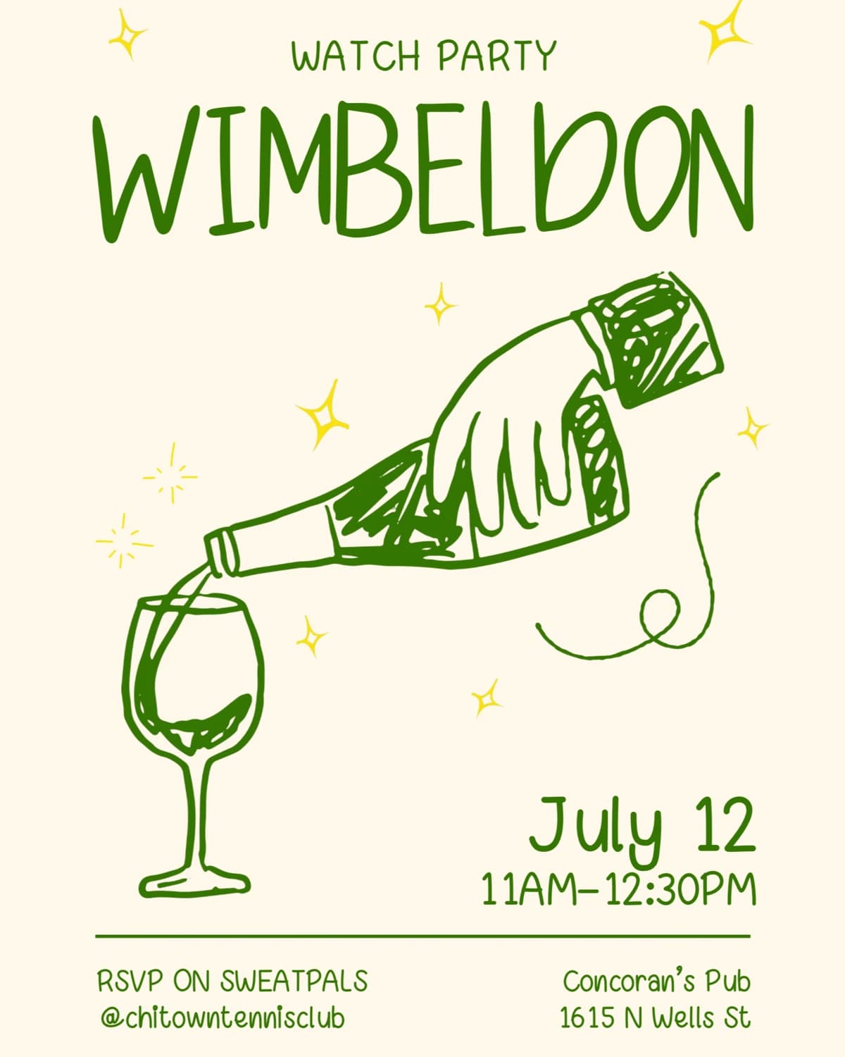 Wimbeldon Watch Party hosted by chitown tennis club — outdoor activities in Chicago