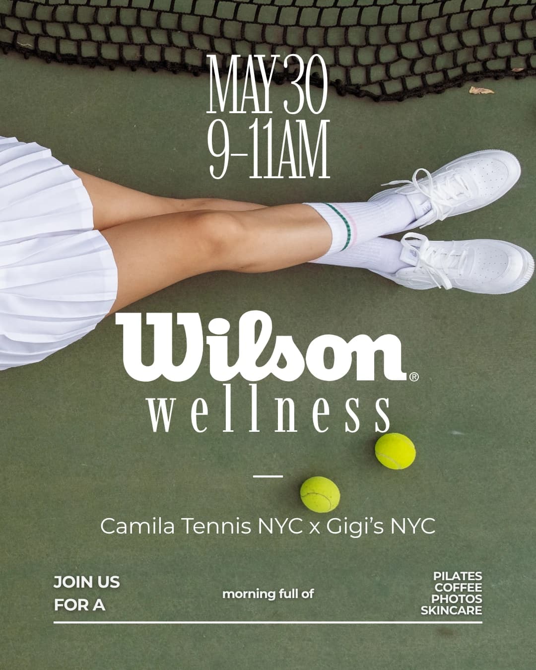 Wilson Wellness  hosted by Camila Tennis NYC — racket sports in New York
