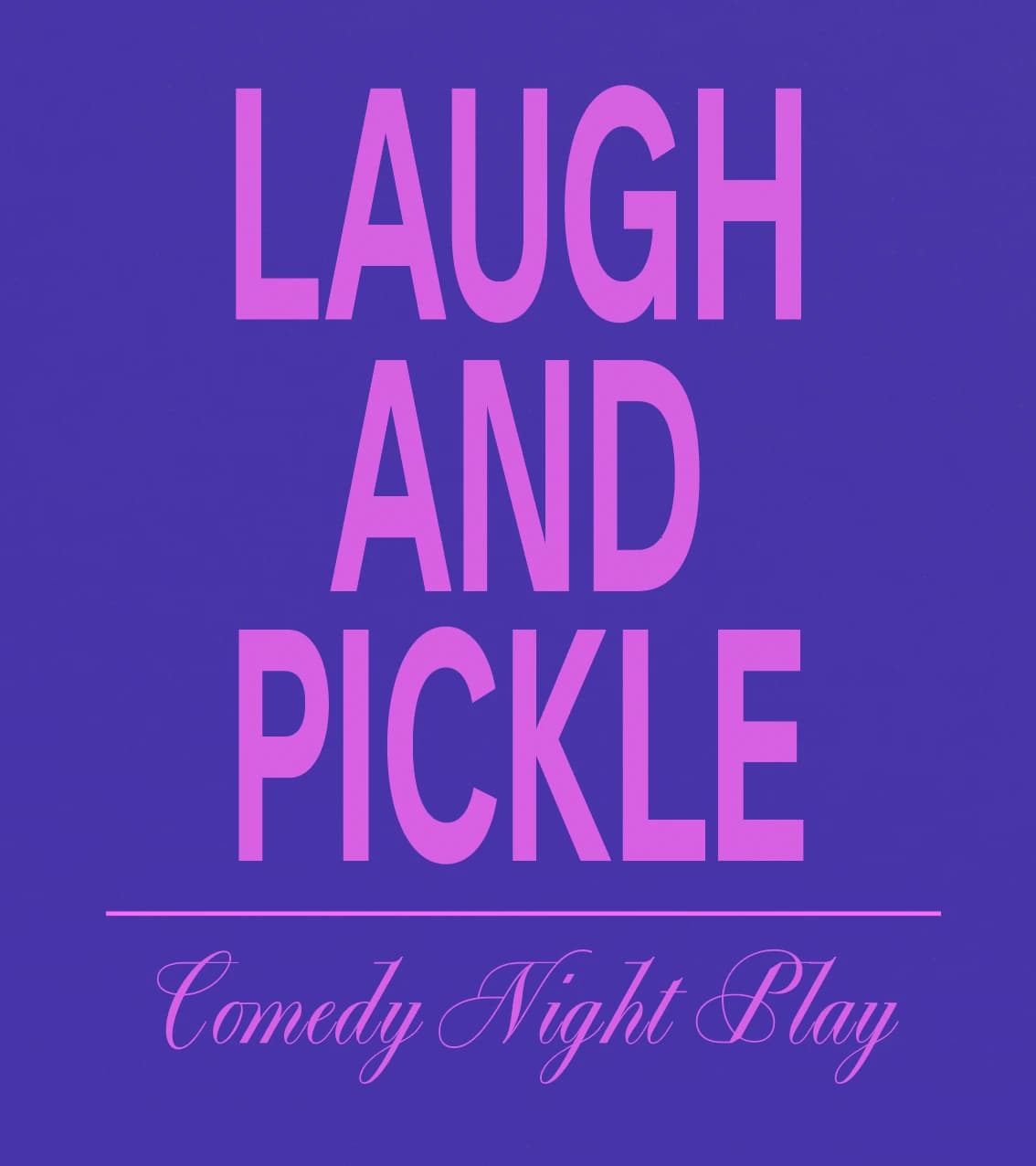 Laugh & Pickle 18+ hosted by The Woods — racket sports in Lake City
