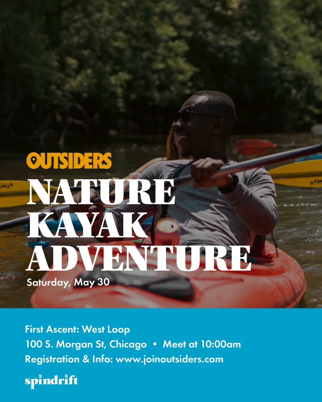 Nature Kayak Day hosted by OUTSIDERS CHI — outdoor activities in Chicago