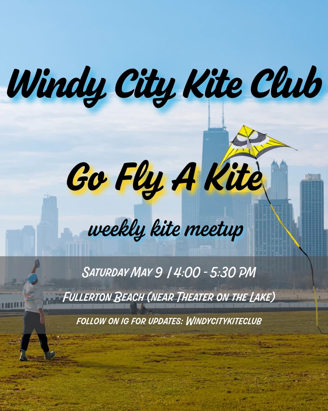 Windy City Kite Club 🌬️🪁 Go Fly a Kite Meet Up hosted by Windy City Kite Club — outdoor activities in Chicago