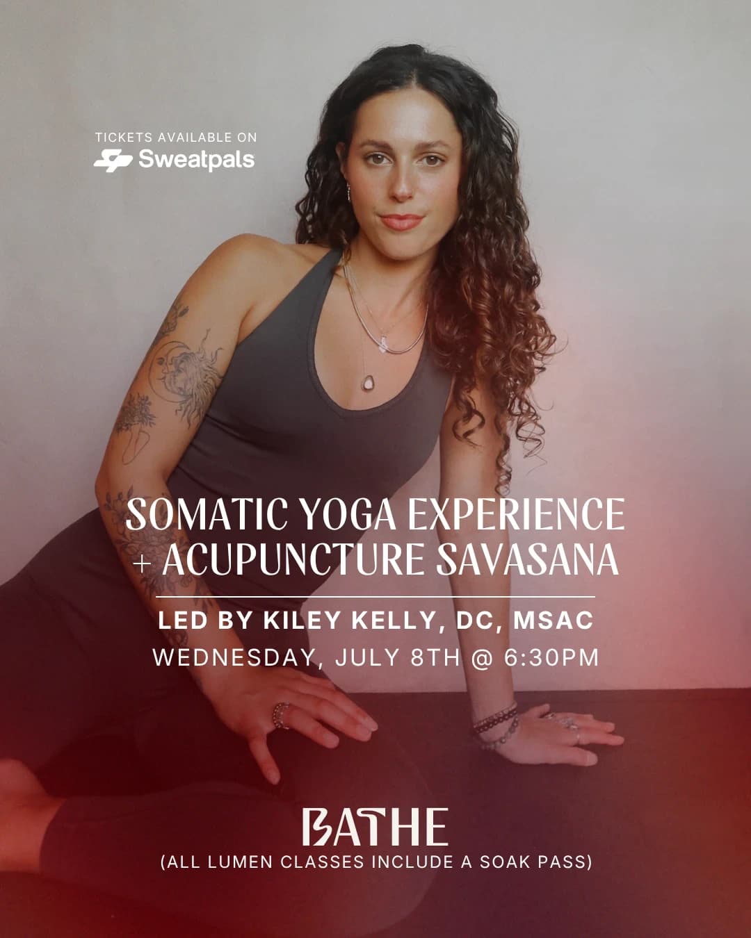 Somatic Yoga Experience + Acupuncture Savasana w/ Kiley Kelly (Lumen Room) hosted by BATHE — social events in Austin