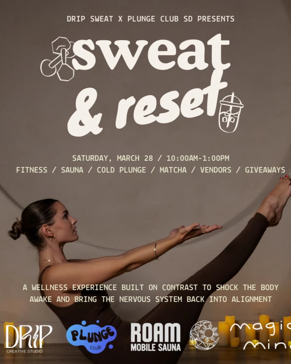 SWEAT & RESET 3/28🔥🧊 hosted by Plunge Club — pilates classes in San Diego