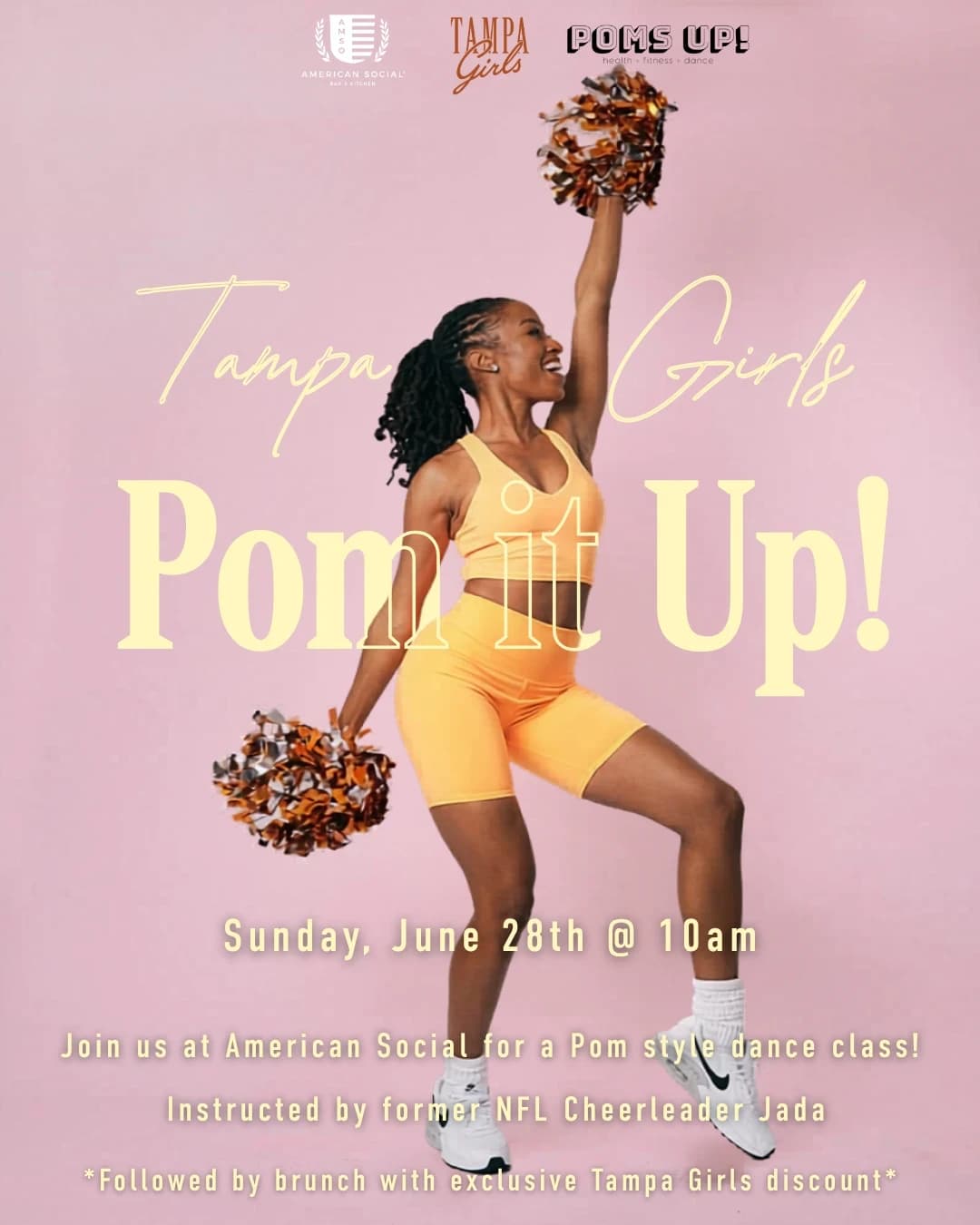 Tampa Girls: Pom it Up! hosted by Tampa Girls Social — dance classes in Tampa