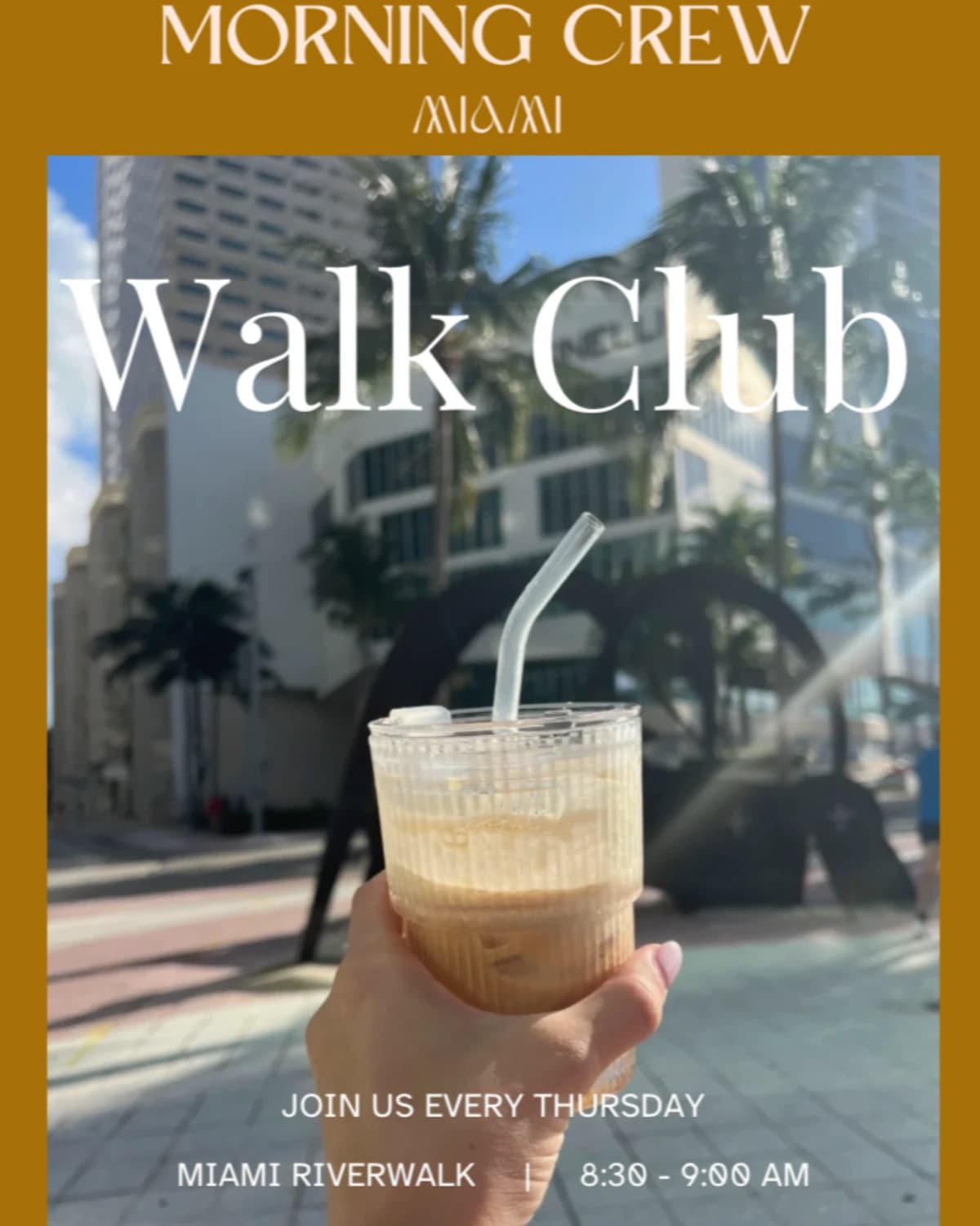 Thurs. Morning Girls Walk Club hosted by Morning Crew Miami — run clubs in Miami