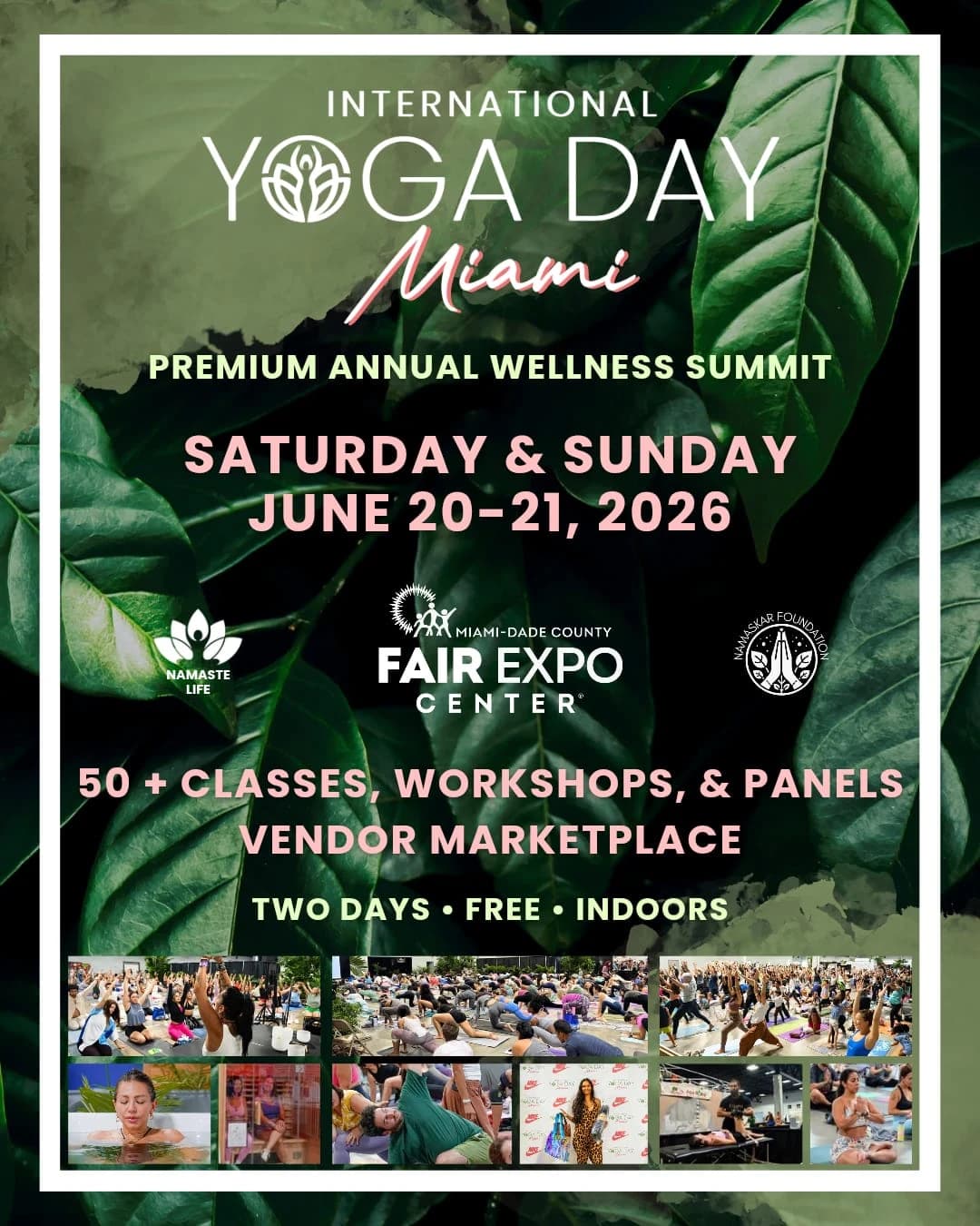 International Yoga Day - Vendor Invitation hosted by Namaste Life Events — yoga classes in Miami Beach