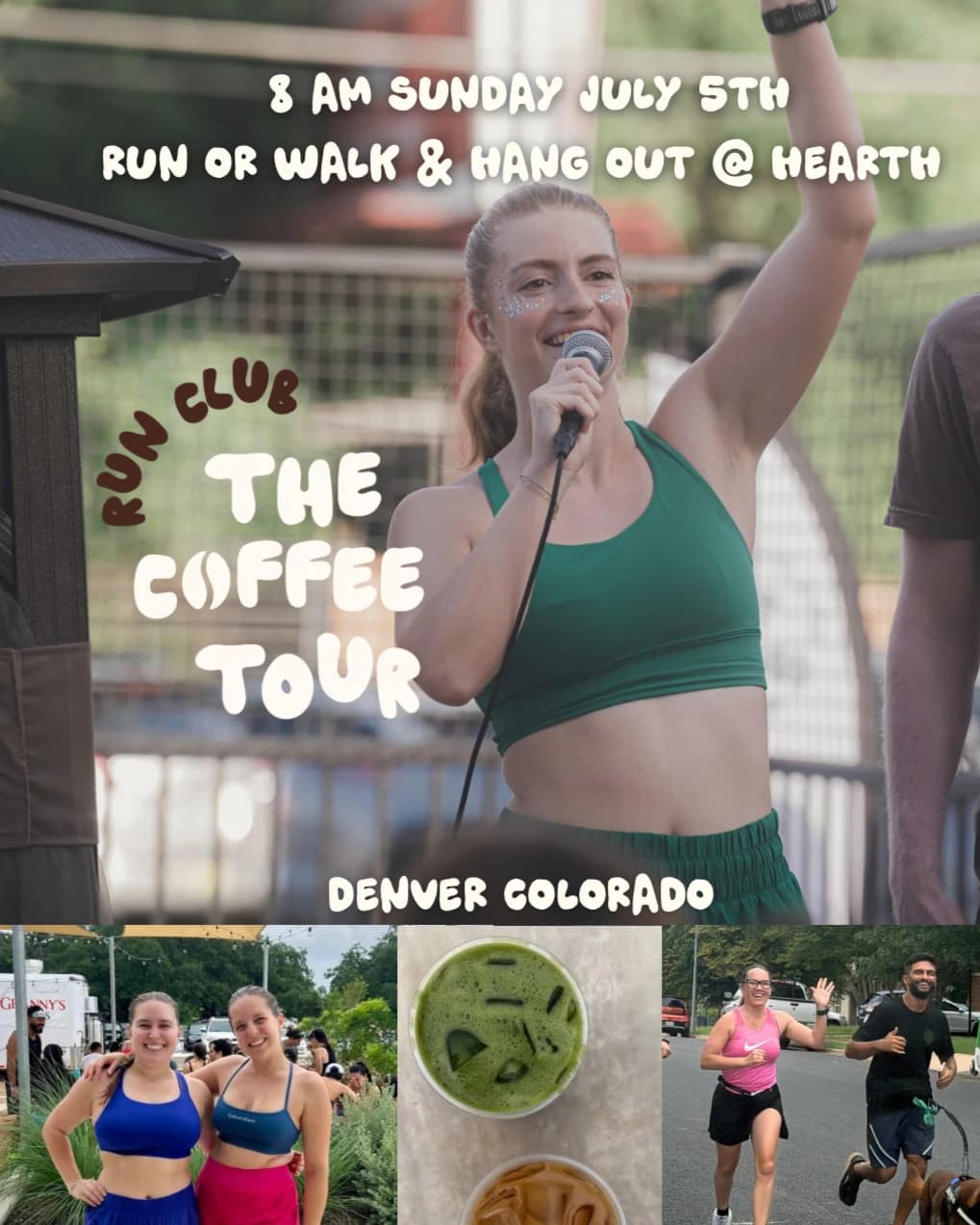 Sunday run & coffee hangout  hosted by The Coffee Tour Run Club Austin Texas — run clubs in Denver