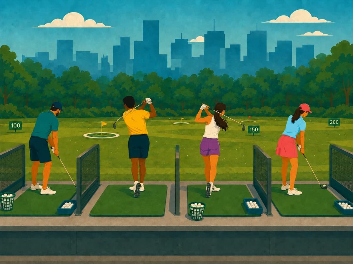 Golf Social | Driving Range (Beginner friendly) hosted by Young Professionals Sport Socials — team sports in Houston